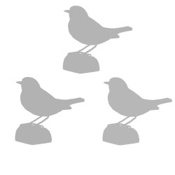 3 valgfrie træfugle